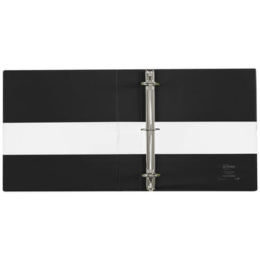 Avery Two-Tone Durable 3 Ring Binder, 1.5 Inch Slant Rings, Black/White View Binder (17287) 1.5